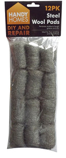 Handy Homes Steel Wool Pads 12 Pack_1