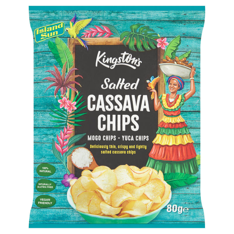 Kingston's Salted Cassava Chips - 80g_1