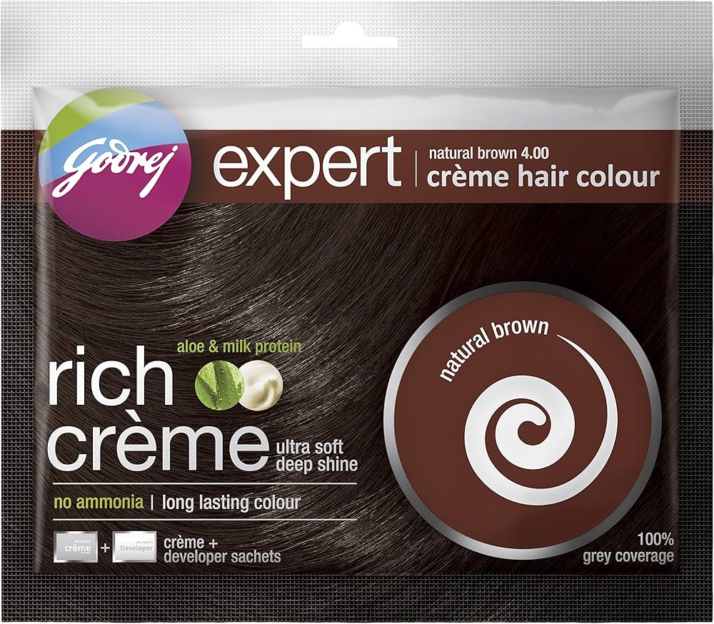 Godrej Hair Colour Natural Brown - Single Pack_1