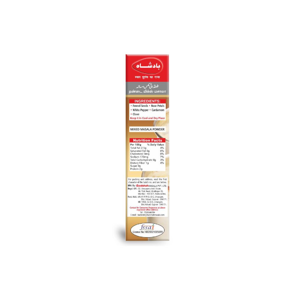 Badshah Thandai Mix Masala - 100g_4