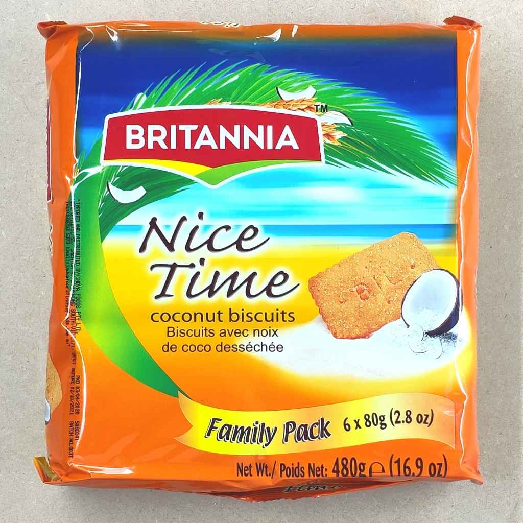 Britannia Nice Time Coconut Biscuits - (family pack) - 480g_1
