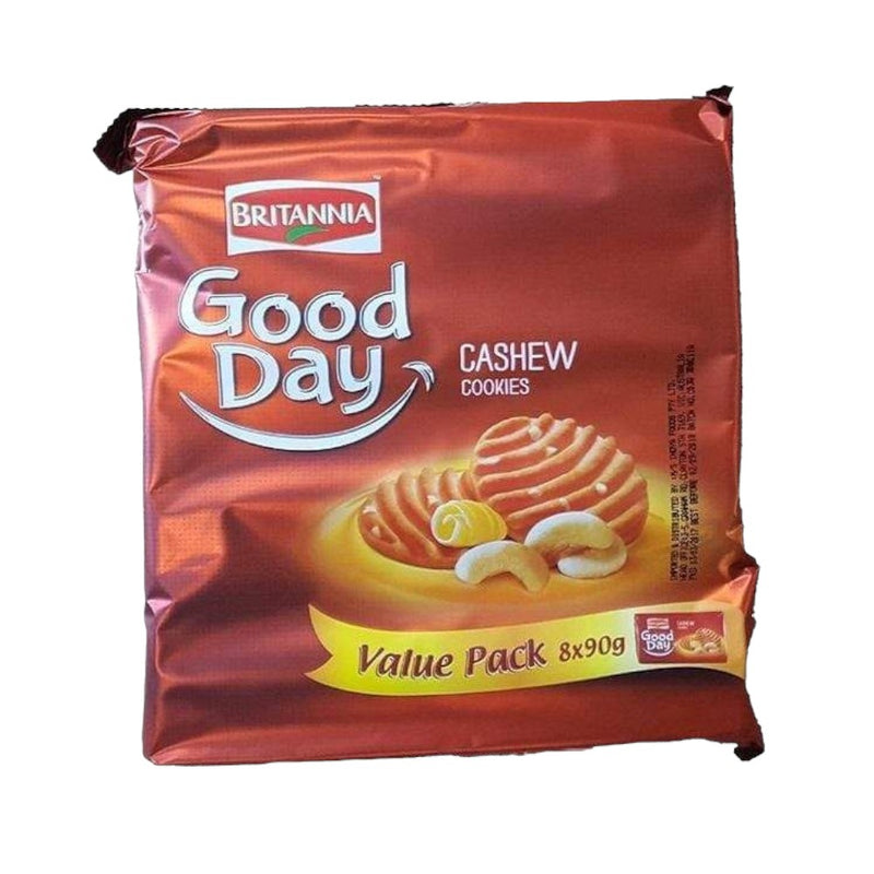 Britannia Good Day Cashew Cookies Value Pack - 648g (8x81g)_1