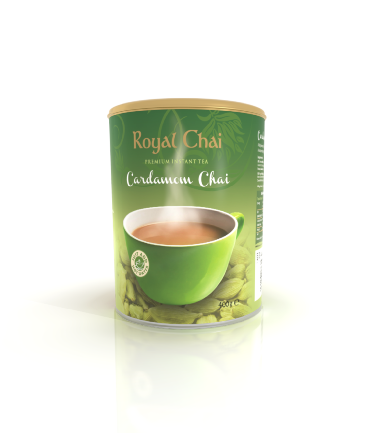 Royal Chai - Cardamom Chai Tub (unsweetened) - 400g