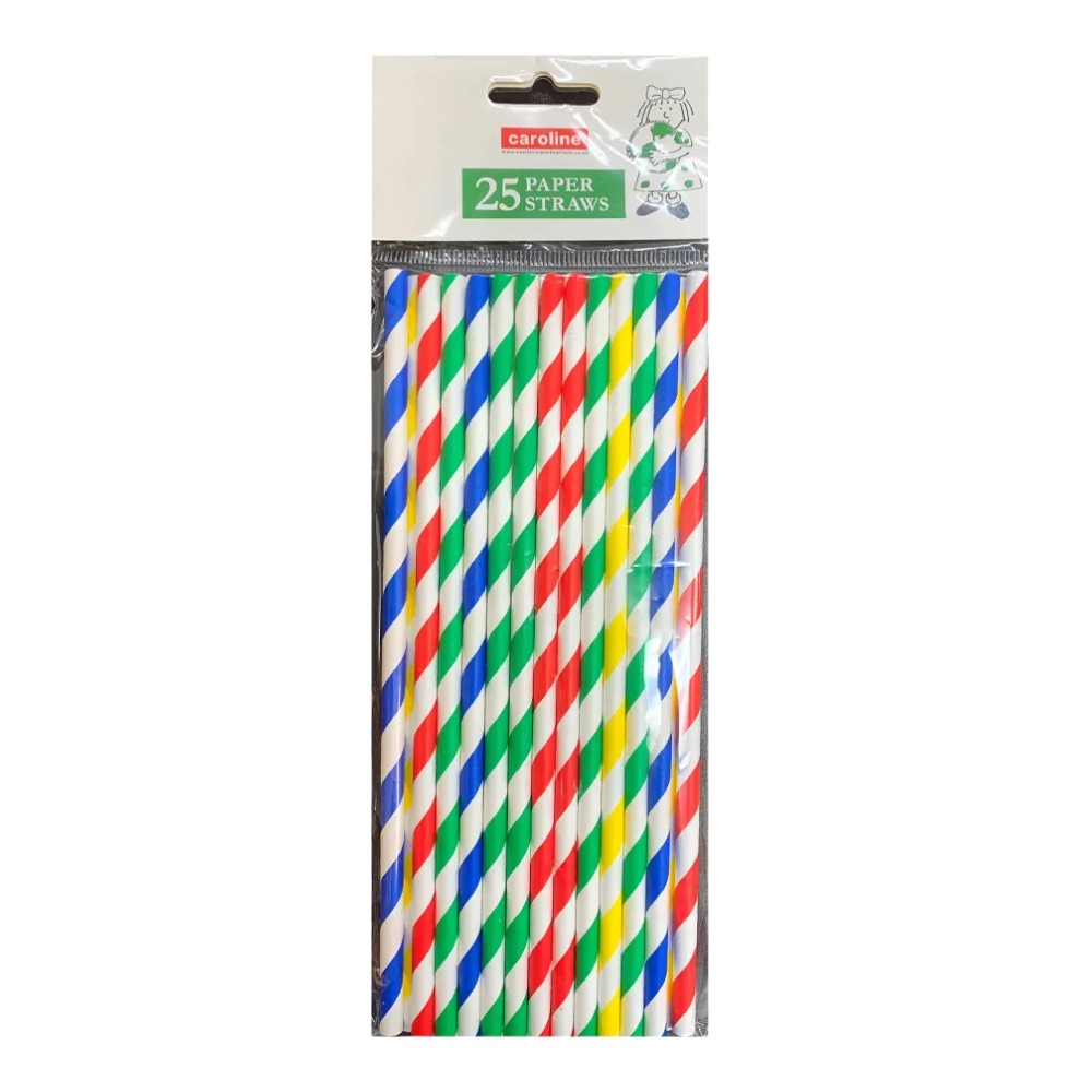 Caroline Paper Straws - 25 Straws_1