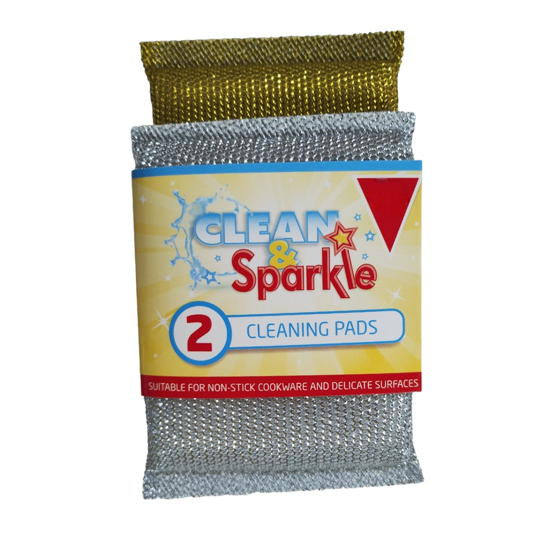 Sparkly Clean Rag Clean & Sparkle Cleaning Pads - 2 Pack