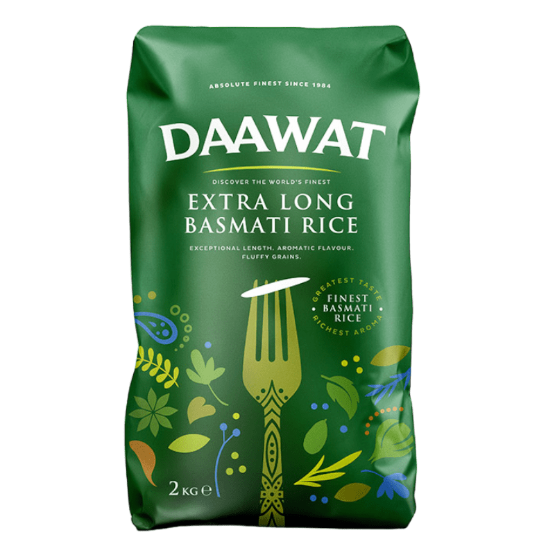 Daawat Extra Long Basmati Rice - 2kg_1