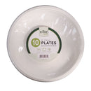 E-Lite 9'' Inch (23cm) Round Bagasse Plates - 10 Pack_1