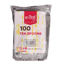 E-Lite Plastic Teaspoons - 100 Pieces_1