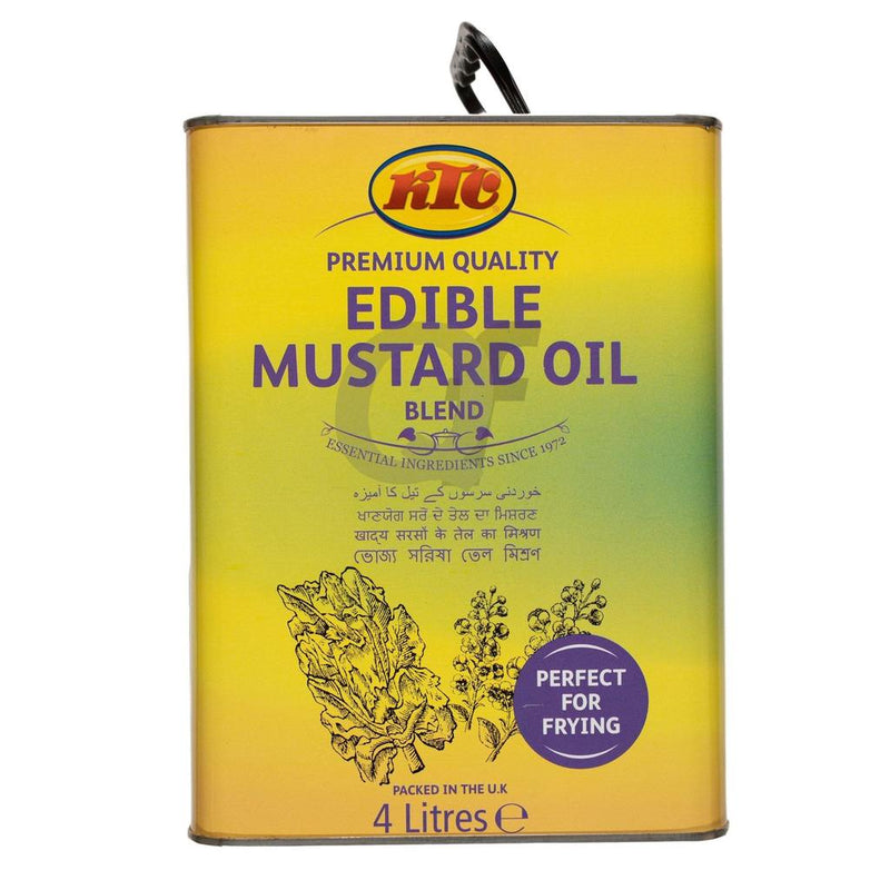 KTC Edible Mustard Oil Blend Can - 4ltr_1