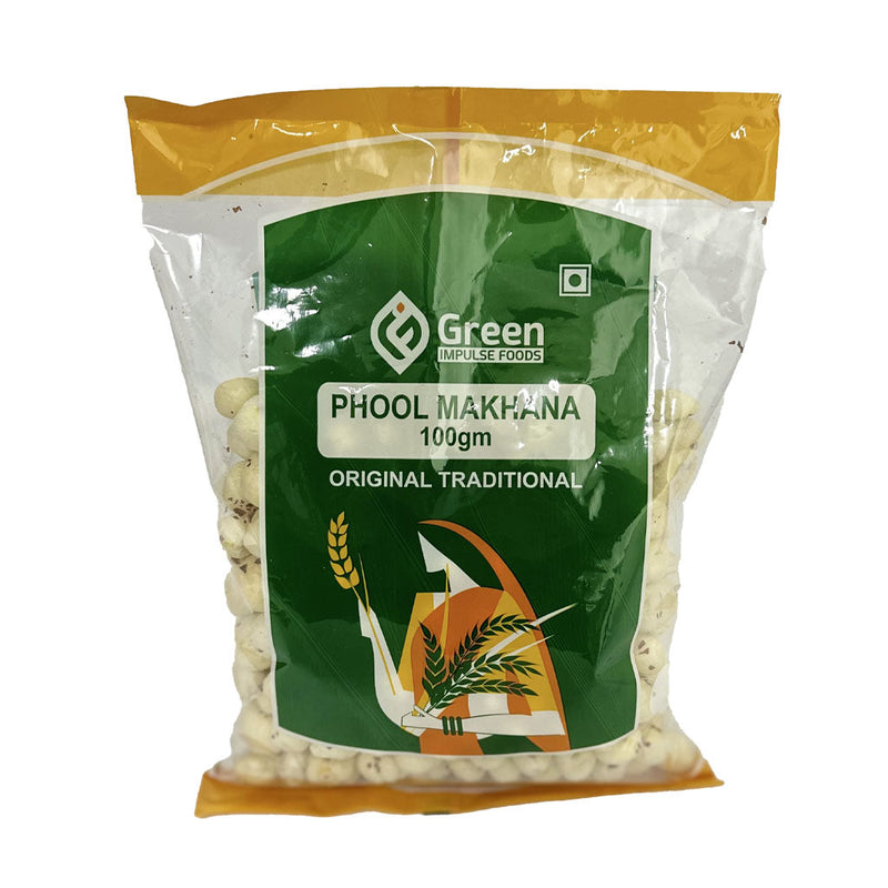 Green Implus Foods Phool Makhana (Popped Lots Seeds) - 100g_1