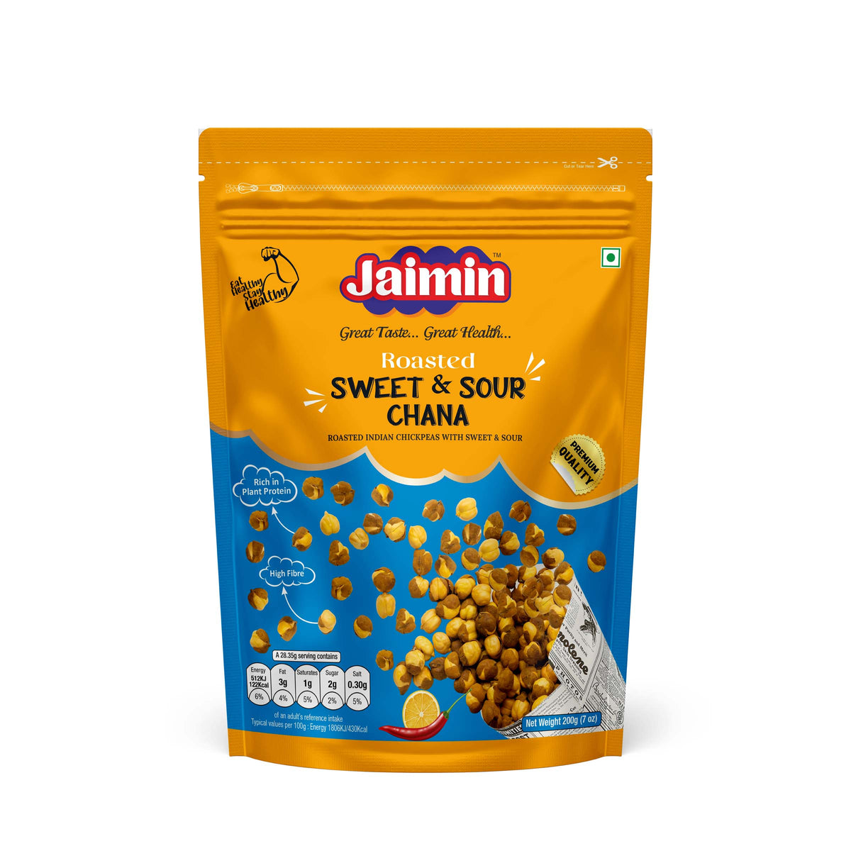 Jaimin Roasted Sweet & Sour Chana - 200g_1