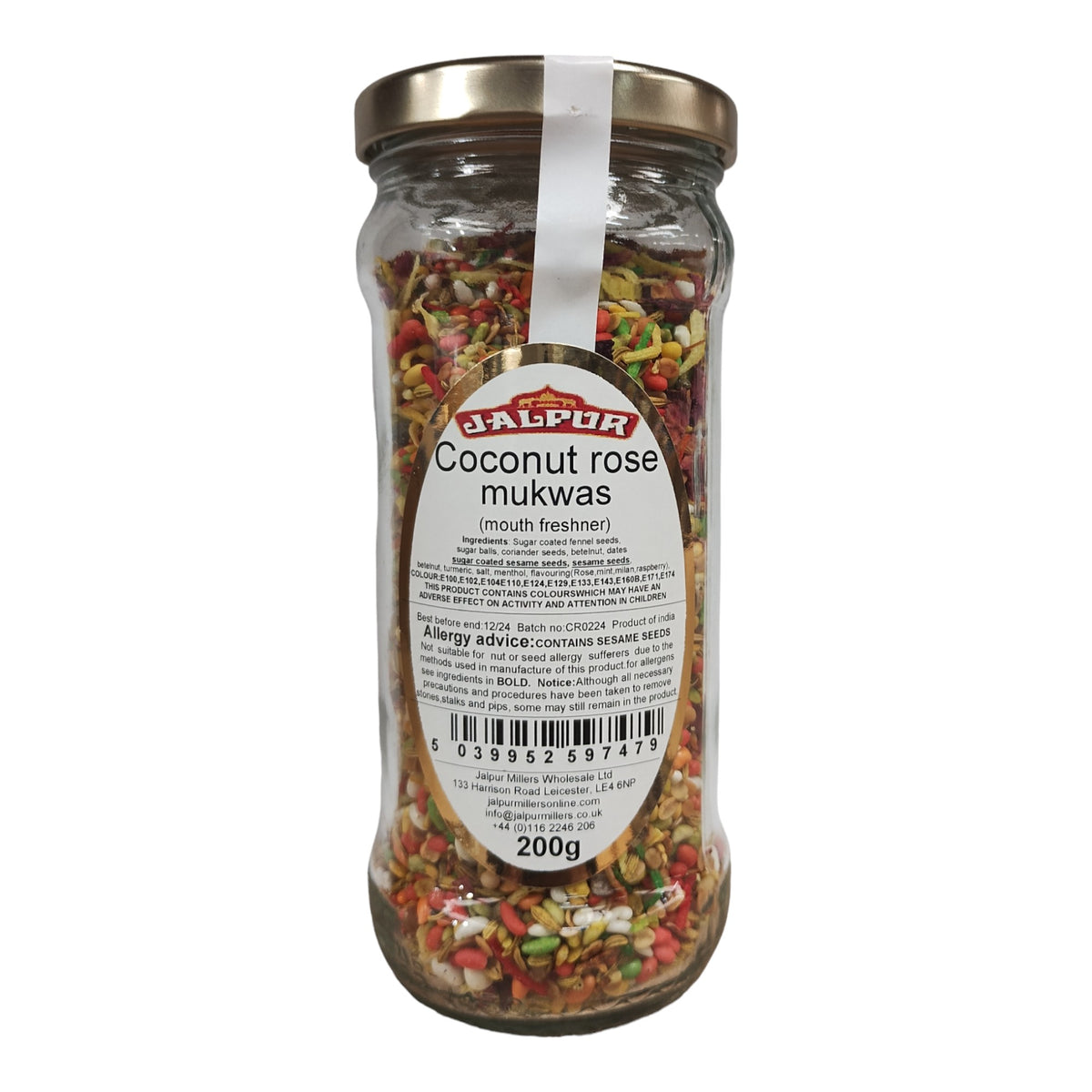 Jalpur Coconut Rose Mukhwas - 200g