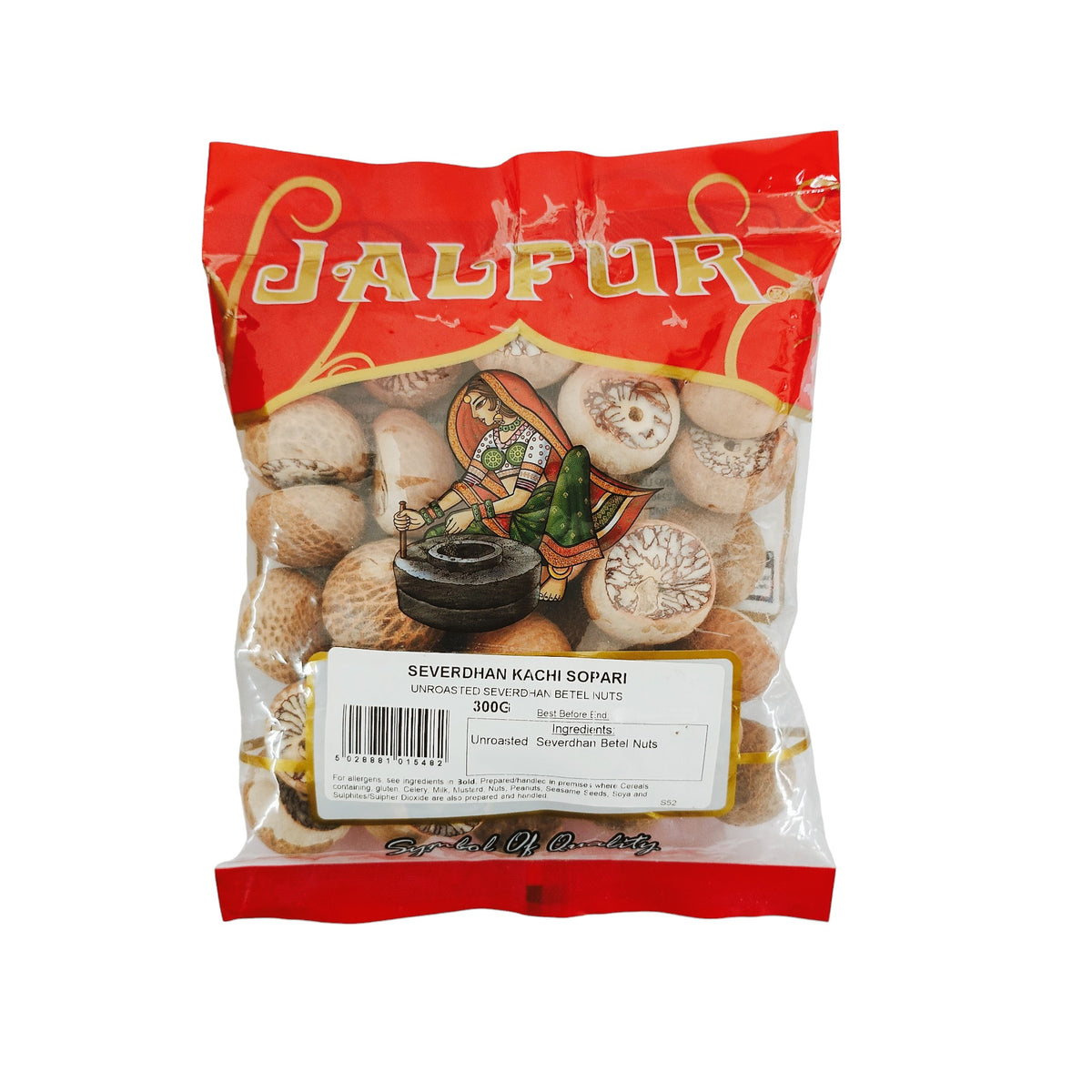 Jalpur Severdhan Kachi Sopari Unraosted (Betelnut) - 300g_1
