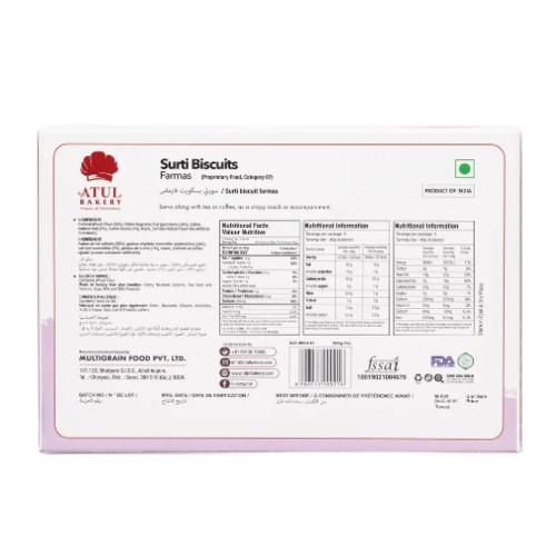 Atul Bakery Surti Biscuits - Traditional - 200g