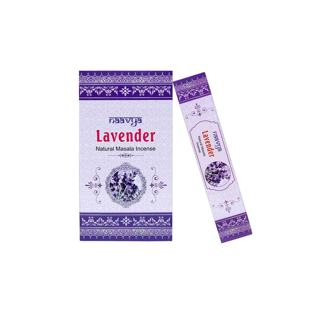Naavya Lavender Agarbatti (Incense Sticks) - 6 Pack_1
