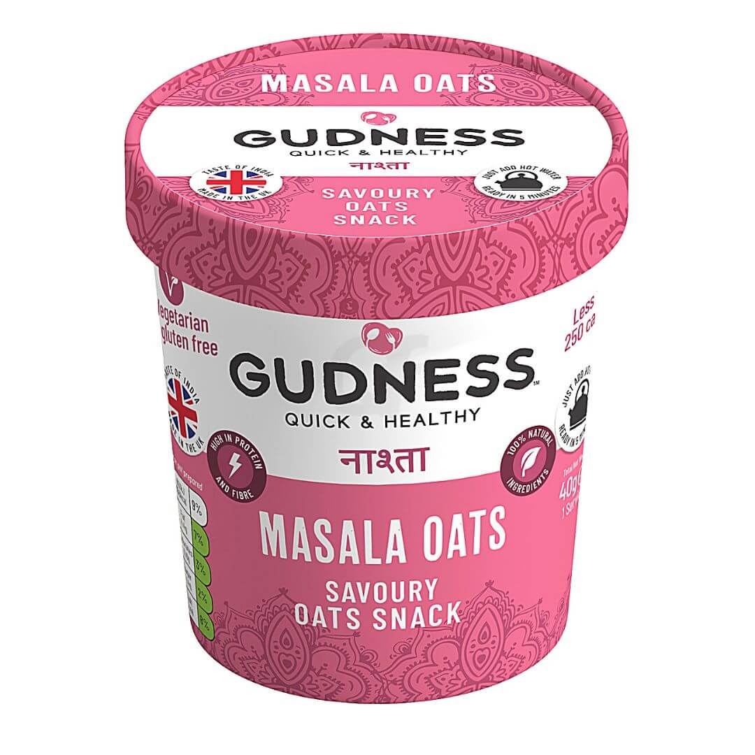 Gudness Masala Oats Savoury Oats Snack - 40g_1