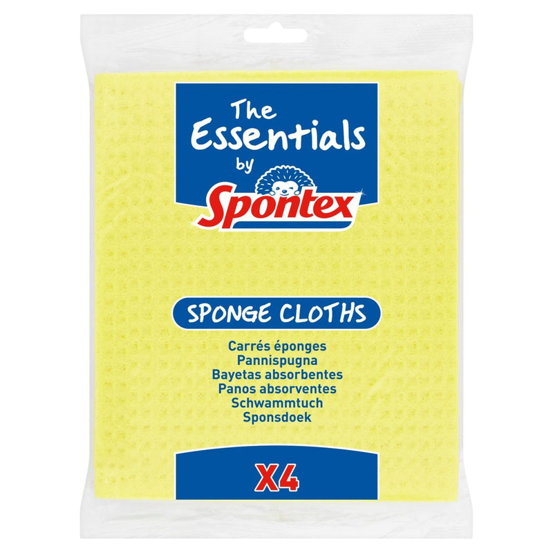 Spontex Essentials Sponge Cloth - 4 Pack_1