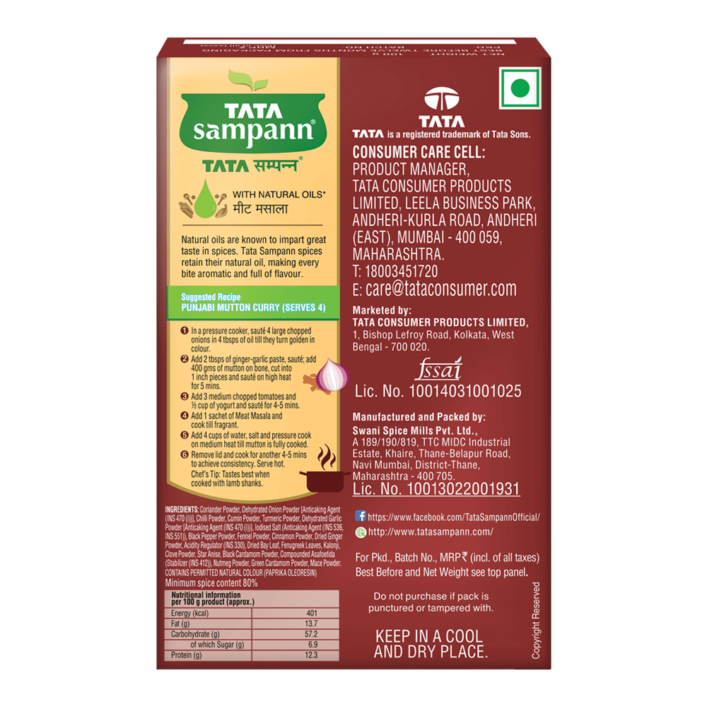 Tata Sampann Meat Masala Seasoning Blend - 100g_2