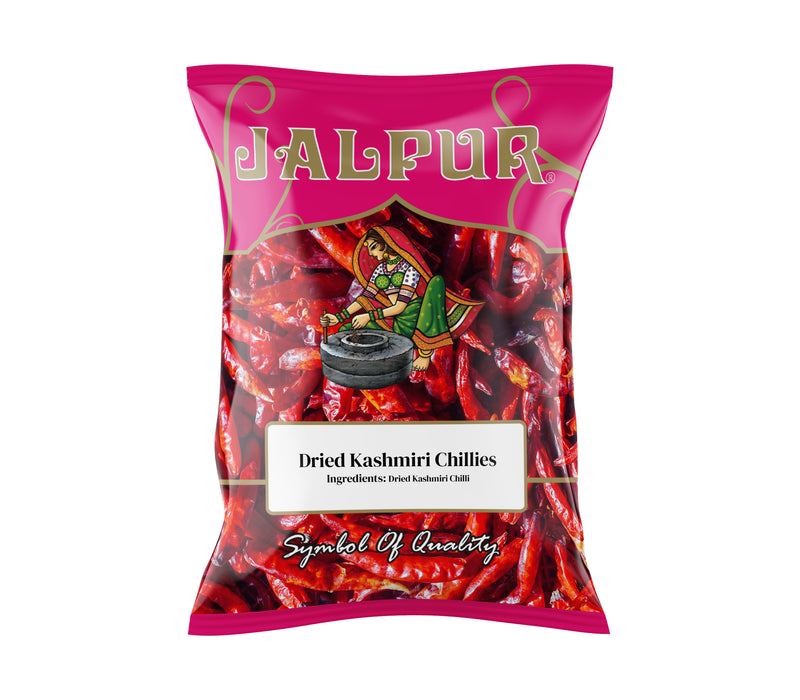 Jalpur Pure Whole Dried Kashmiri Chillies (red)