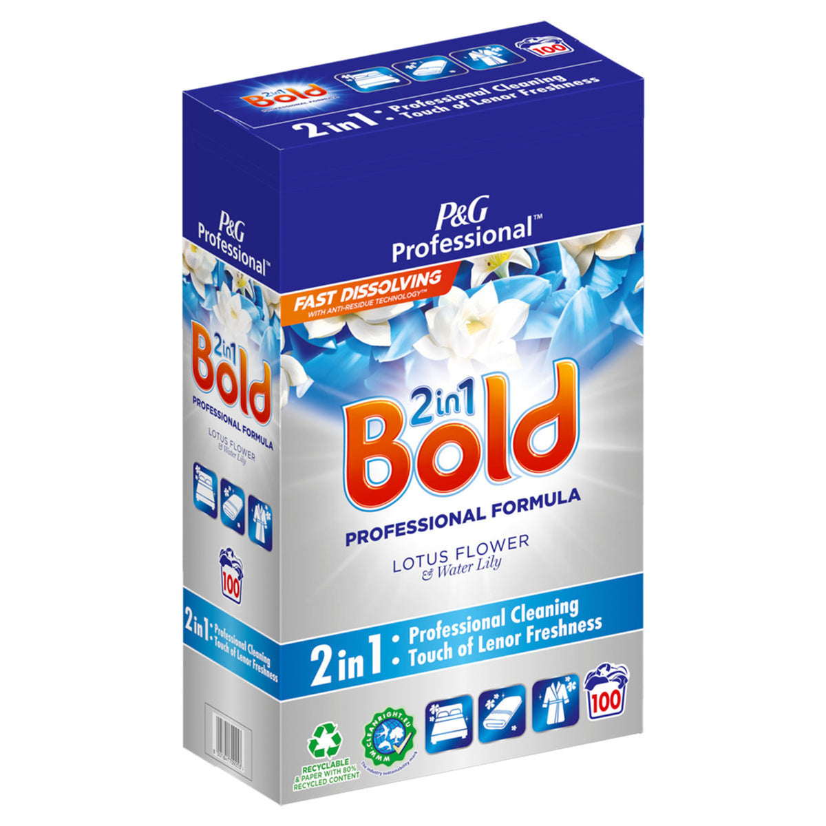 Bold 2 in1 Professional Washing Powder, Lotus Flower & Water Lily - 100 Washes - 6.5kg_2