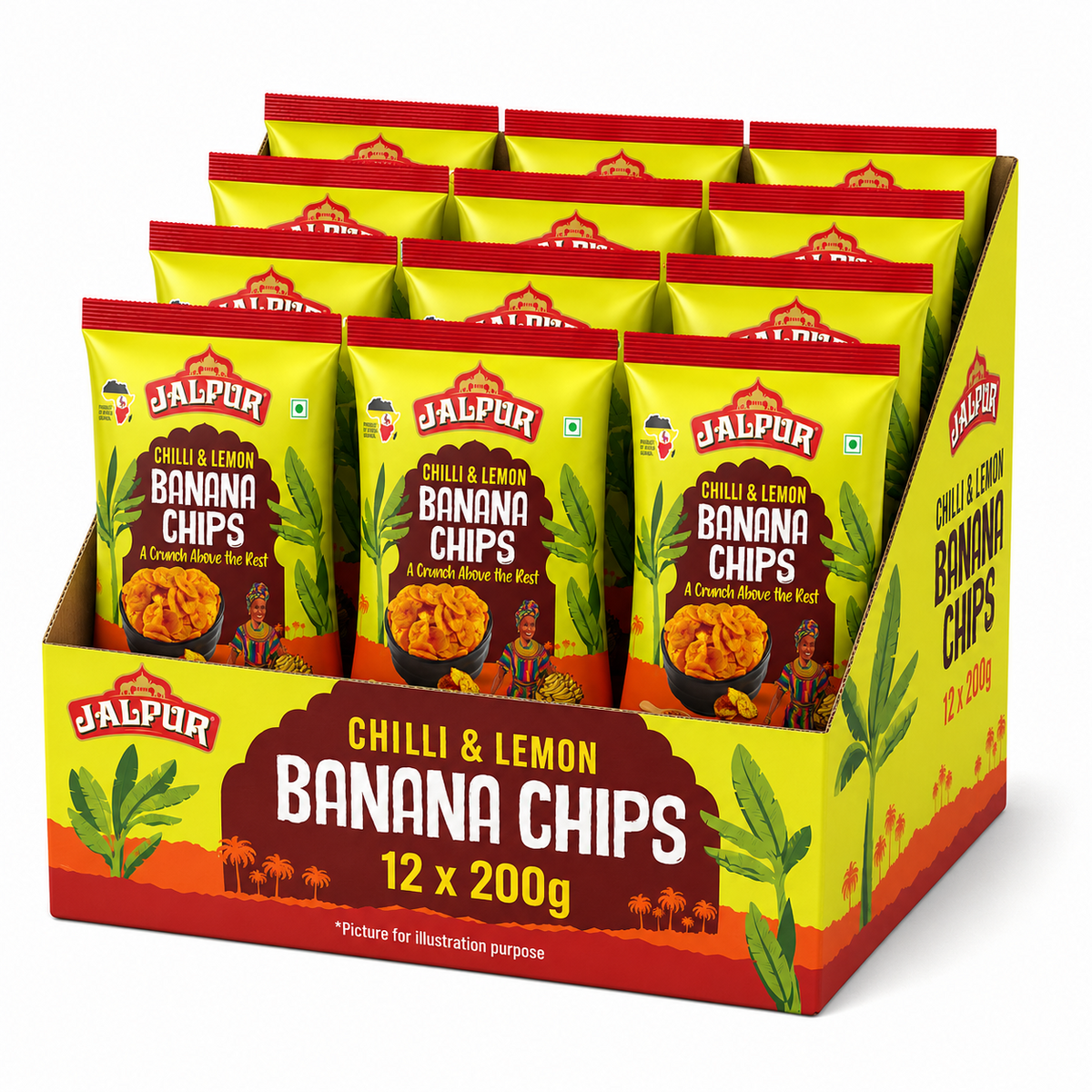 Jalpur Chilli & Lemon Banana (Plantain) Chips