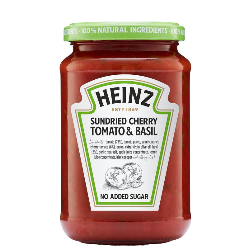 Heinz Sun Dried Cherry Tomato & Basil Pasta Sauce-350g