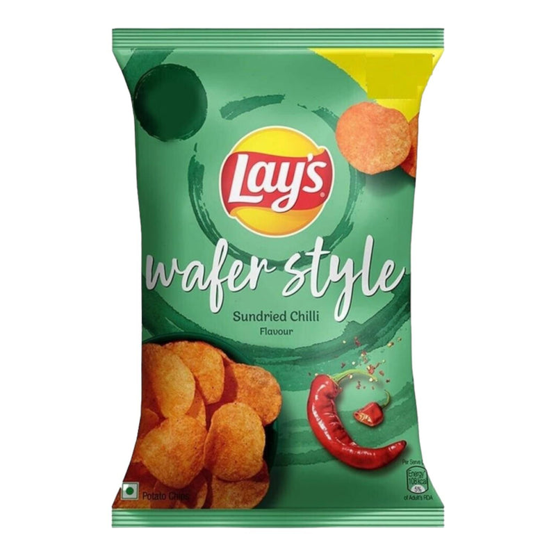 Lays Wafer Style Sundried Chilli Flavour Chips - 50g