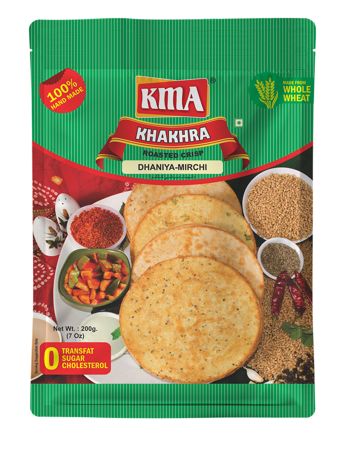 Kma Khakhra Dhaniya Mirchi - 200g_1