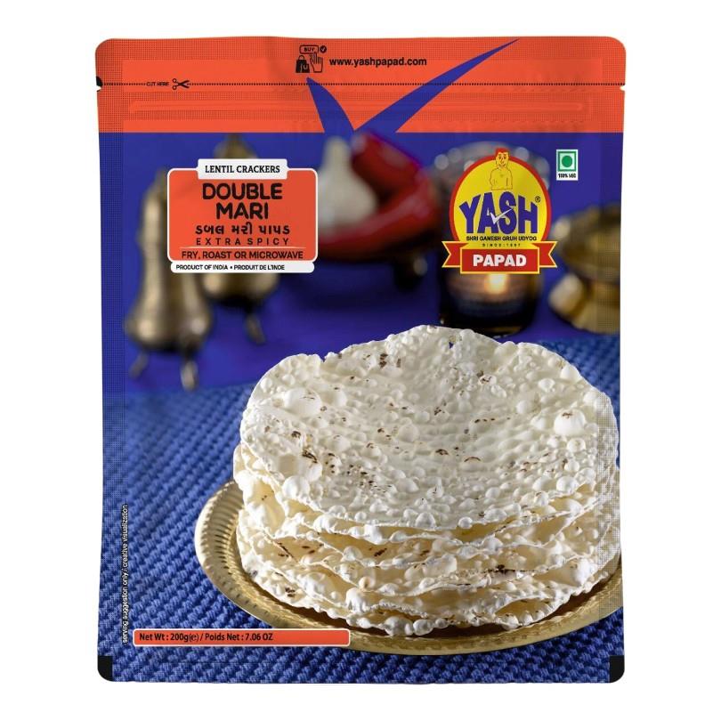 Yash Double Mari Papad - 200g