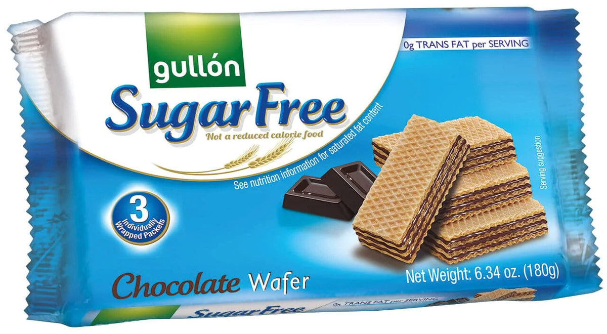 Gullon Sugar-Free Chocolate Wafer - 180g_1