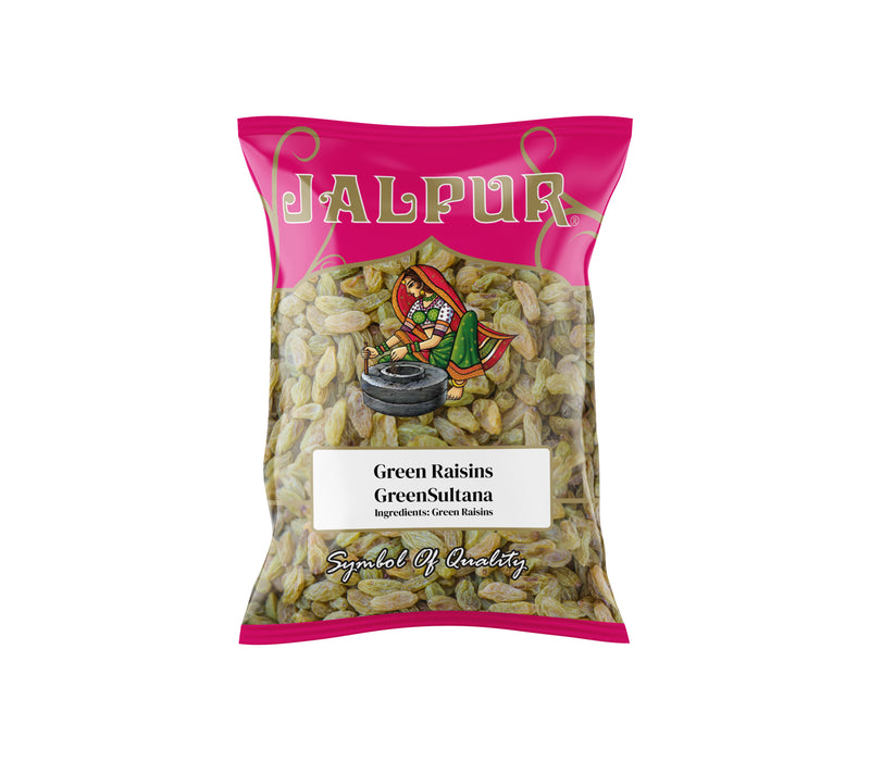 Jalpur Millers Dry Fruit Pack - Golden Sultana 150g - Green Raisins 150g (2 Pack)