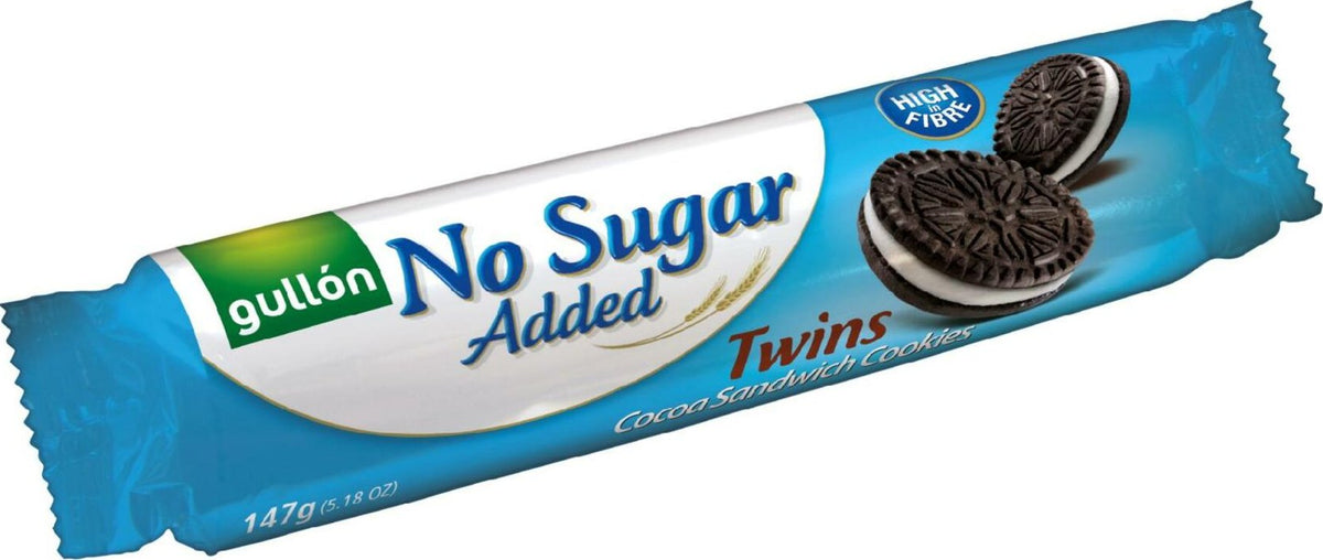 Gullon Sugar-Free Cocoa Sandwich Cookies - 147g_1