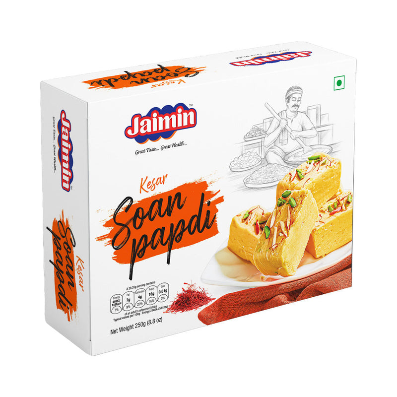 Jaimin Soan Papdi Kesar - 250g _1