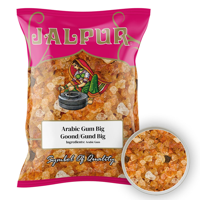 Jalpur Pure Edible Arabic Gum Big (Goond/Gund Big)