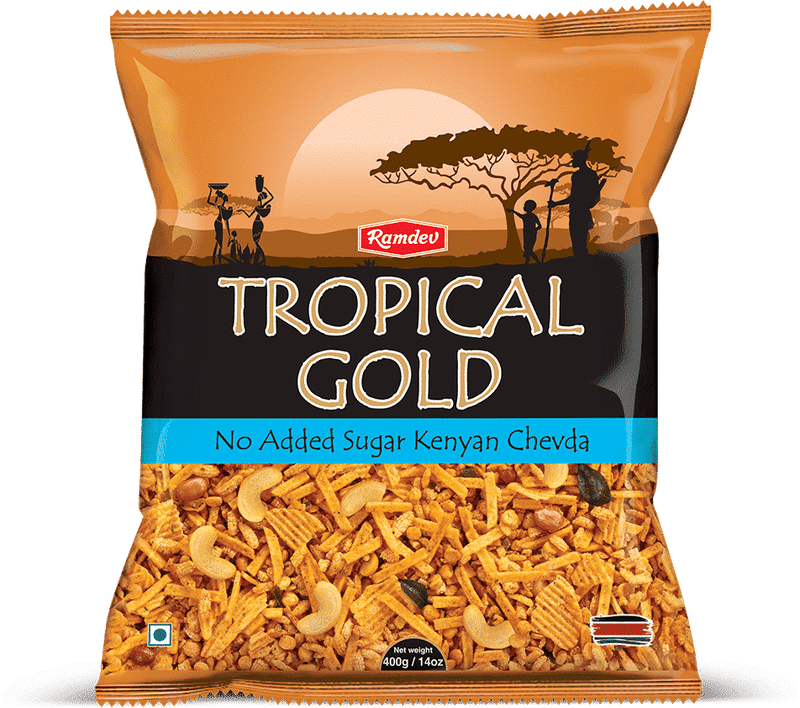 Ramdev Tropical Gold No Added Sugar Kenyan Chevda - 400g_1