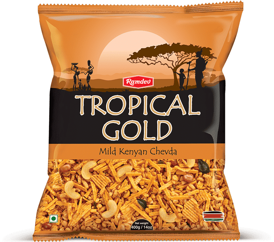 Ramdev Tropical Gold Mild Kenyan Chevda - 400g_1