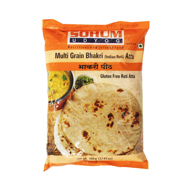 Sohum Udyog Multigrain Bhakri Atta (Gluten Free Roti Atta) - 500g_1