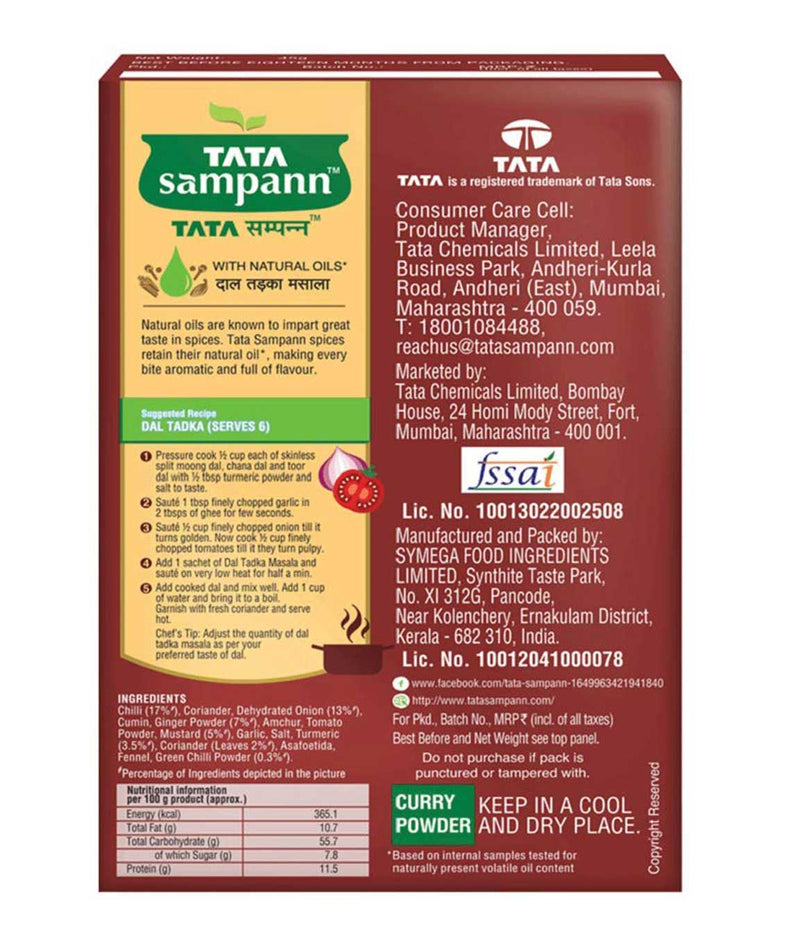 Tata Sampann Dal Tadka Masala Seasoning Blend - 100g_3