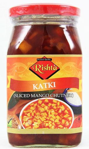 Rishta - Sliced Mango Chutney (katki) - 450g - Jalpur Millers Online