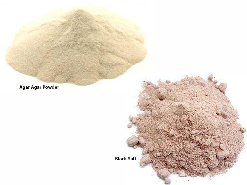 Jalpur Millers Spice Combo Pack - Agar Agar Powder 100g - Black Salt 100g (2 Pack) - Jalpur Millers Online