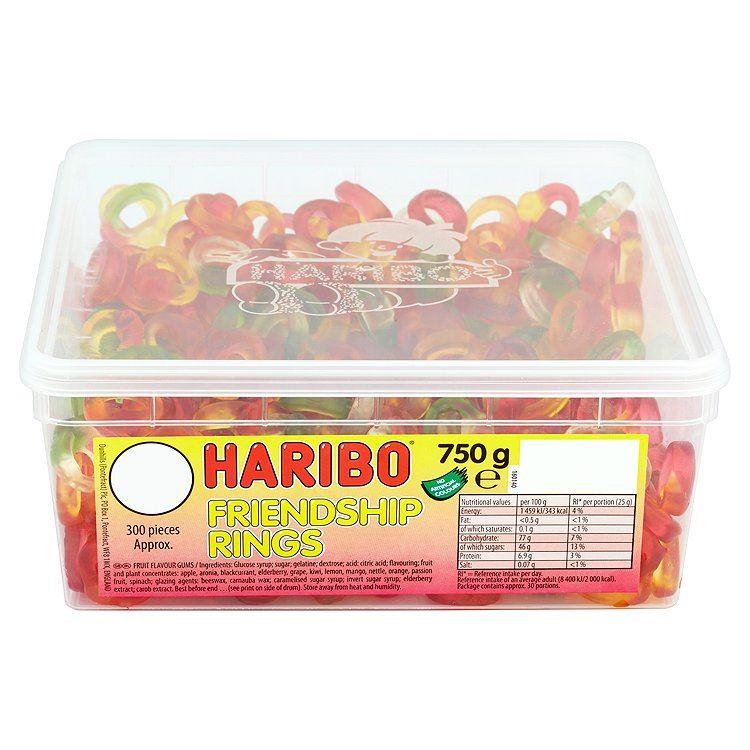 Haribo Friendship Rings - 720g - Approx 300 Pieces - Jalpur Millers Online