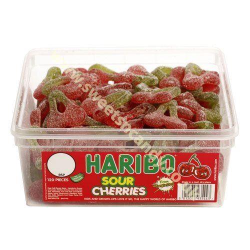 Haribo Sour Cherries - 1104g - Approx 120 Pieces - Jalpur Millers Online