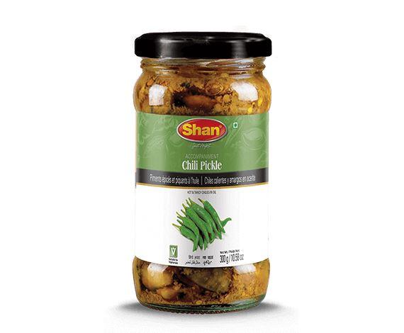 Shan - Chilli Pickle (hot & Tangy chillies in oil) - 300g - Jalpur Millers Online