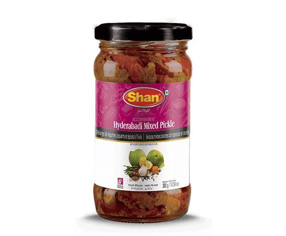 Shan - Hyderabadi Pickle (hot and spicy vegetables in oil) - 300g - Jalpur Millers Online