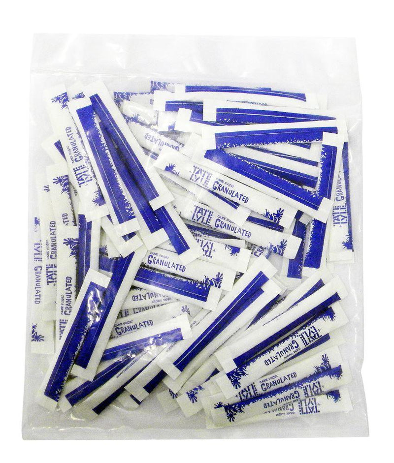100 (approx) Tate & Lyle White Sugar Sticks - Individual Sachets - Jalpur Millers Online