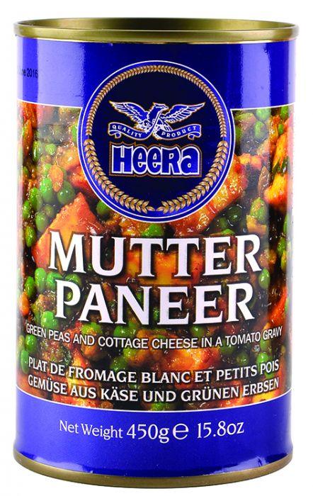 Heera - Muttar Paneer - (Peas & Cottage Cheese in a tomato gravy) - 450g - Jalpur Millers Online