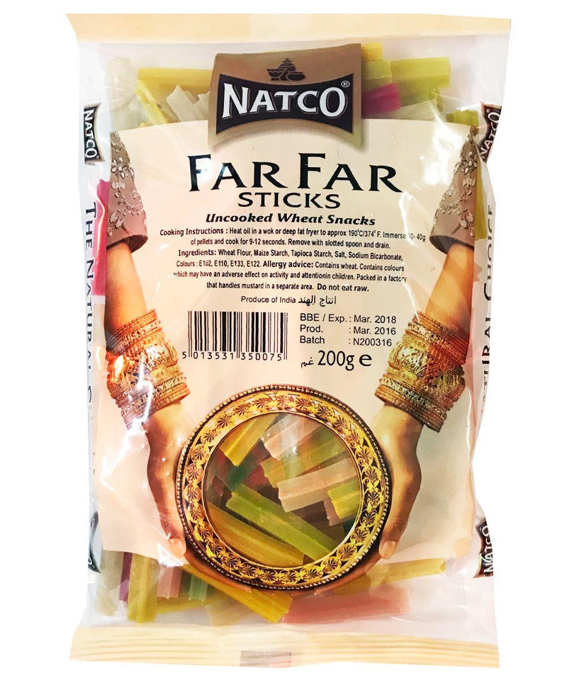 Natco - Far Far Sticks (Uncooked Wheat Snacks) - 200g - Jalpur Millers Online