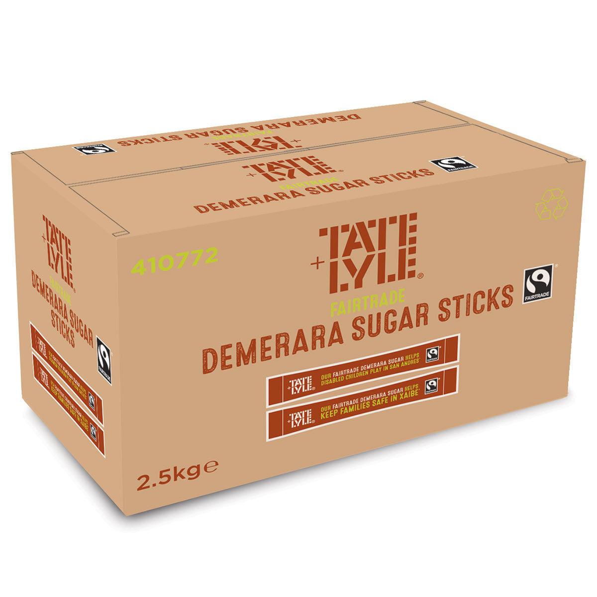 Tate & Lyle FAIRTRADE Demerara Sugar Sticks 1000's - approx 1000 sticks - Jalpur Millers Online