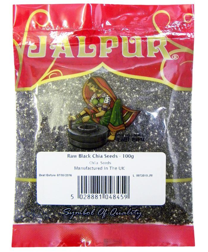 Jalpur Raw Black Chia Seeds - 100g - Jalpur Millers Online