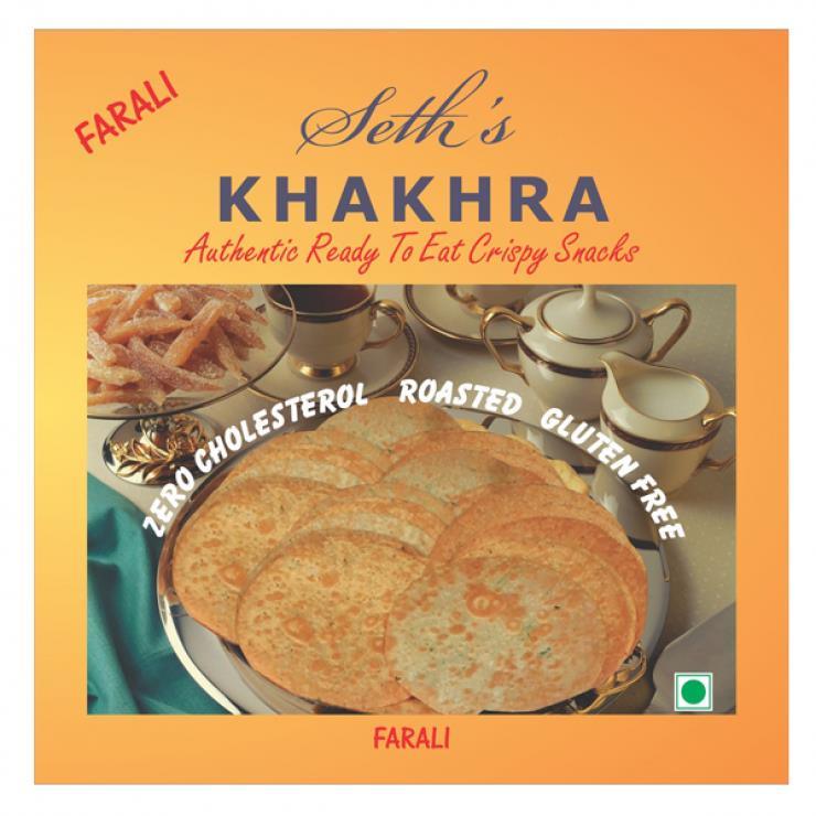Seth's Farali Khakhra  - (amaranth and spiced flavour wheat snack) - 200g - Jalpur Millers Online